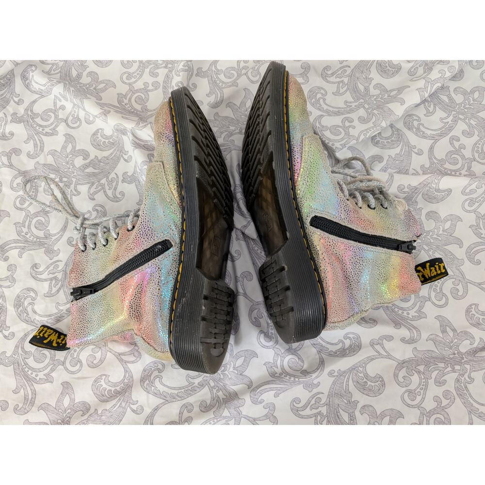 Dr. Martens 1460 Pascal Y Iridescent Lace Up Boots Size 5M/6L - Picture 6 of 12